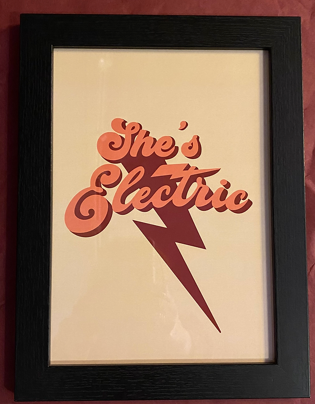 She’s Electric A4 Print