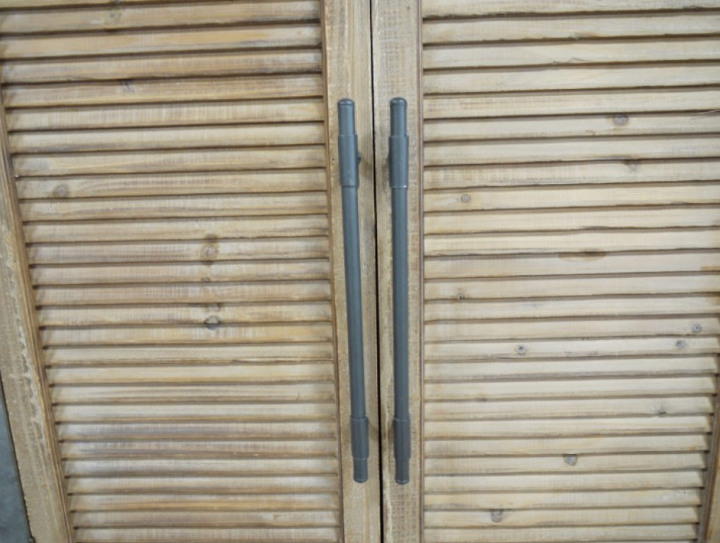 Industrial Metal & Wood Cabinet