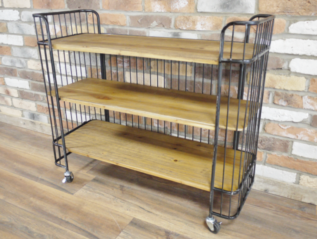 Metal Shelving Unit Trolley