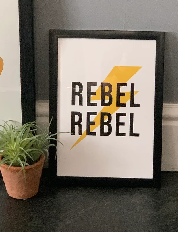Rebel Rebel A4 Print