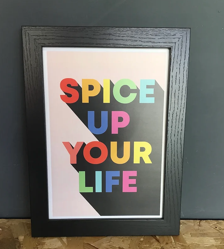 Spice up your life A4 print