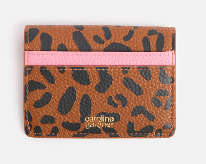 Leopard Print Card Holder
