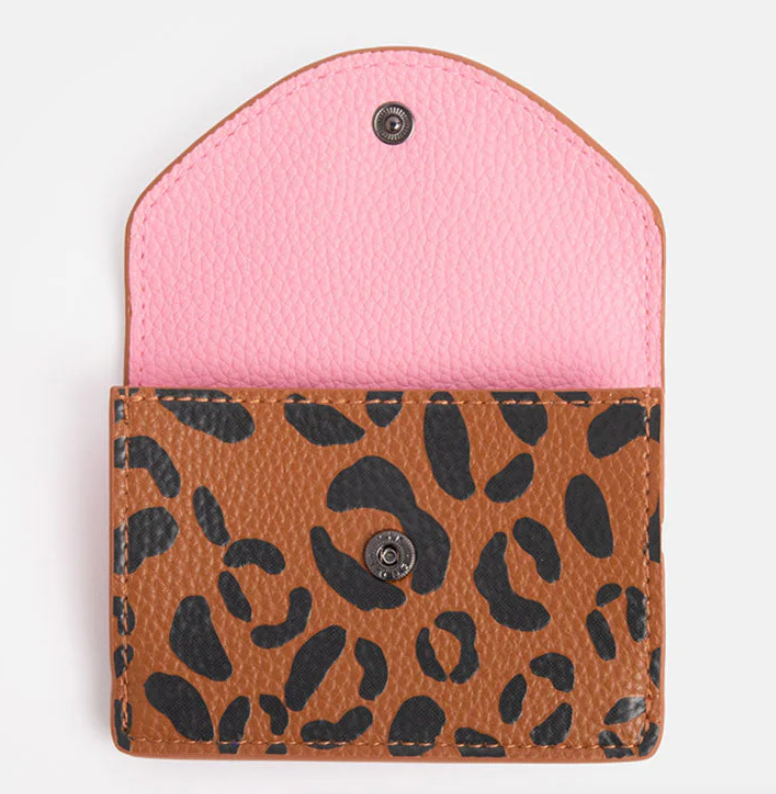 Leopard Print Card Holder