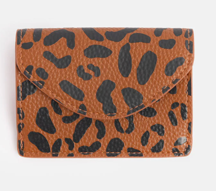 Leopard Print Card Holder