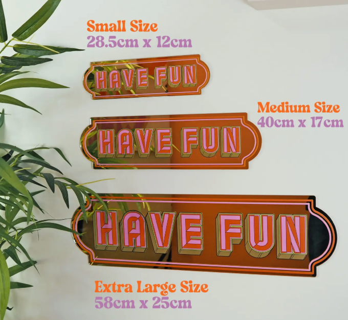 Large Cocktails Mirror