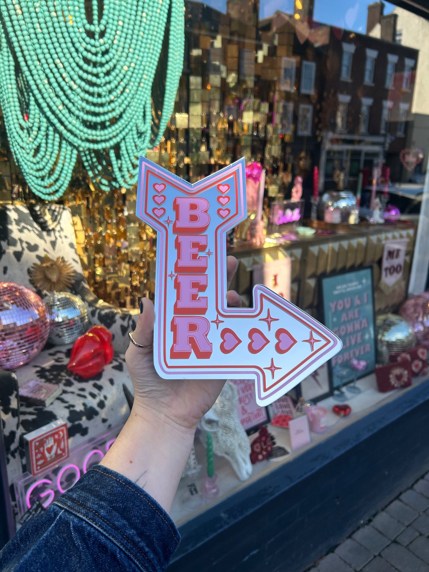 Beer Arrow Mirror