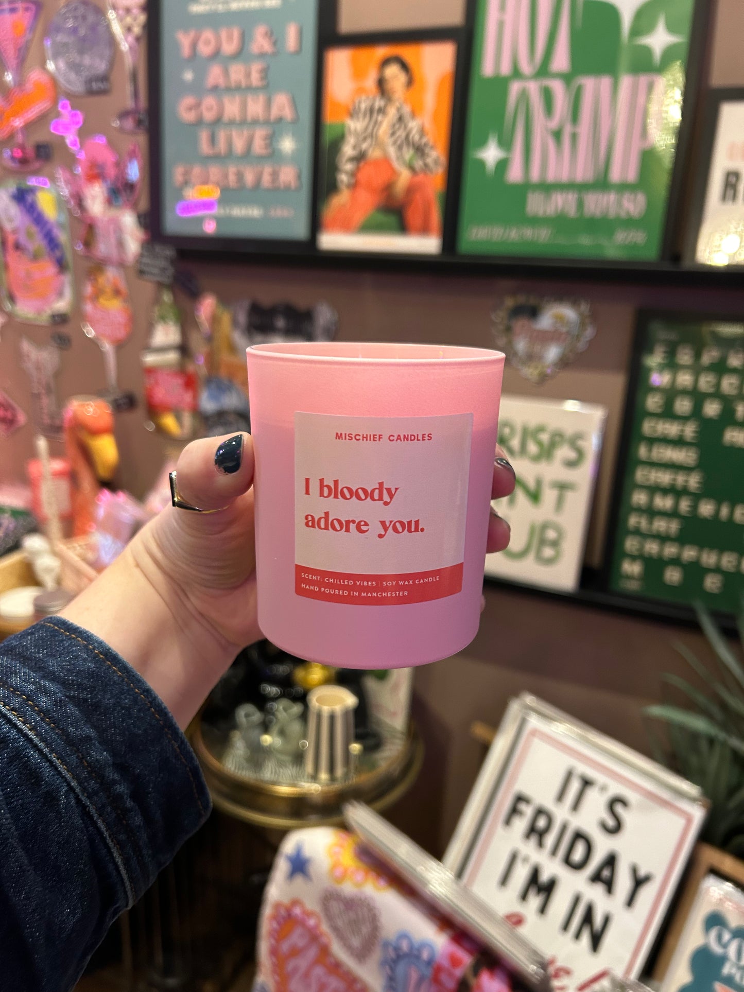 'I Bloody Adore You' Candle