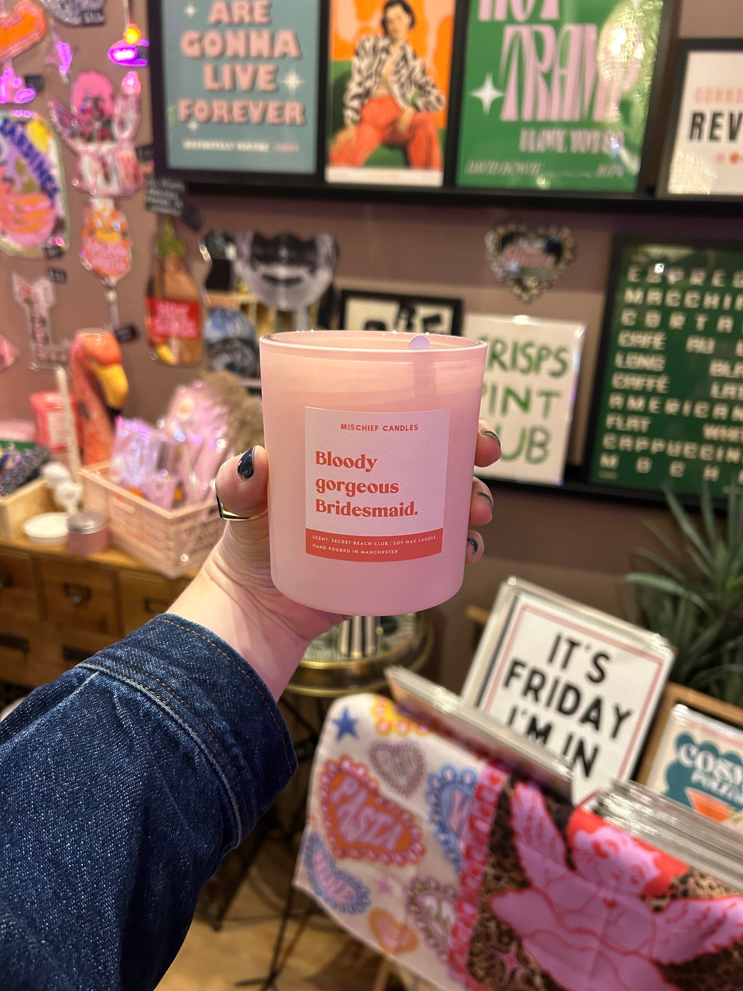 'Bloody Gorgeous Bridesmaid' Candle