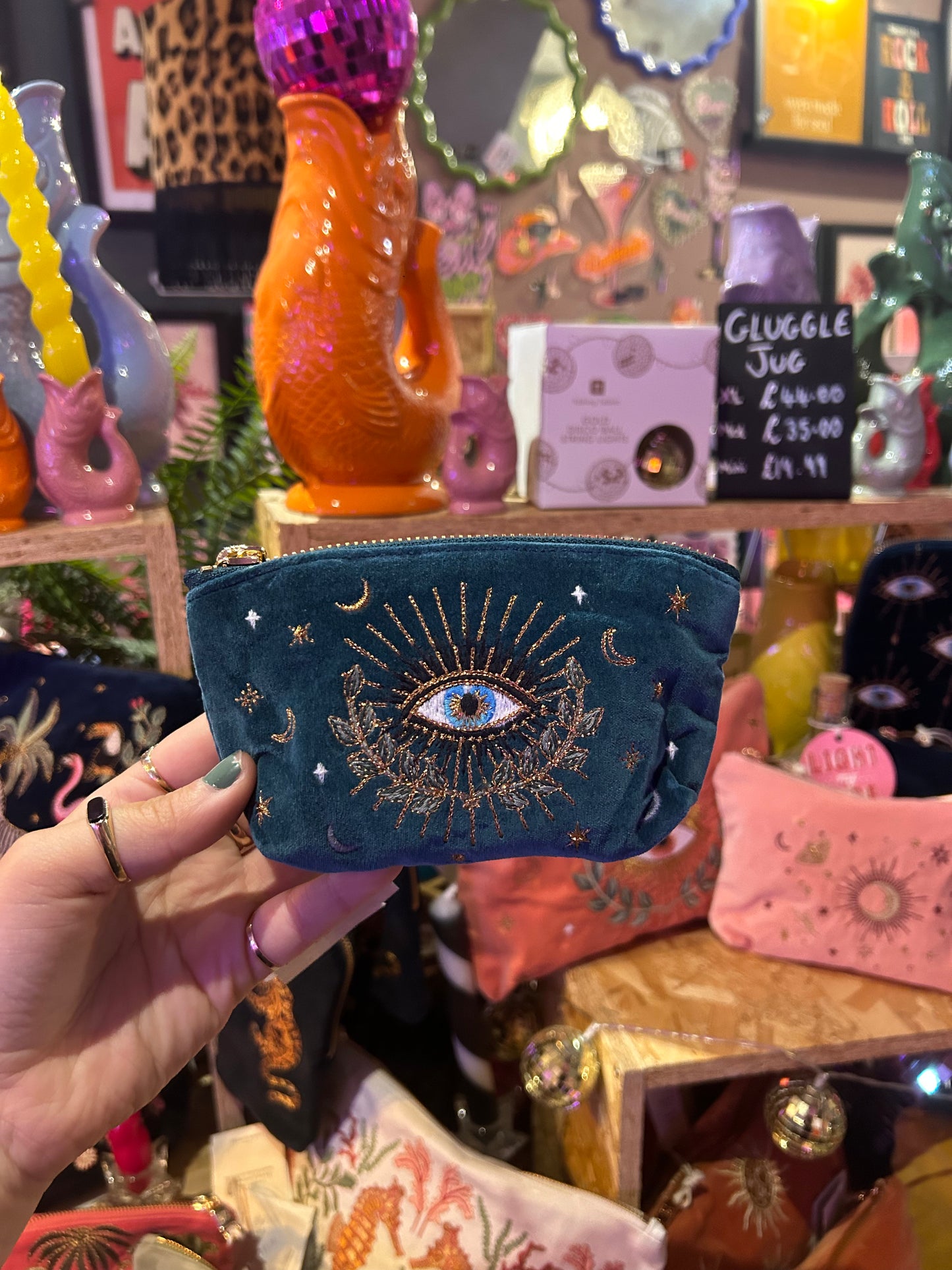 Elizabeth Scarlett Celestial Eye Coin Purse