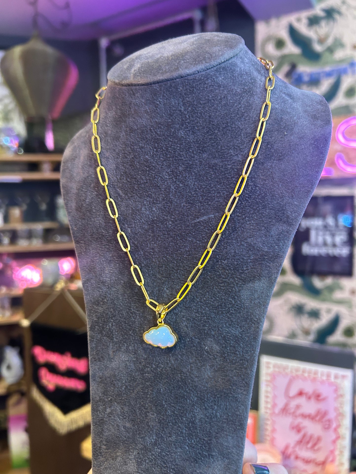 Opal Cloud Necklace
