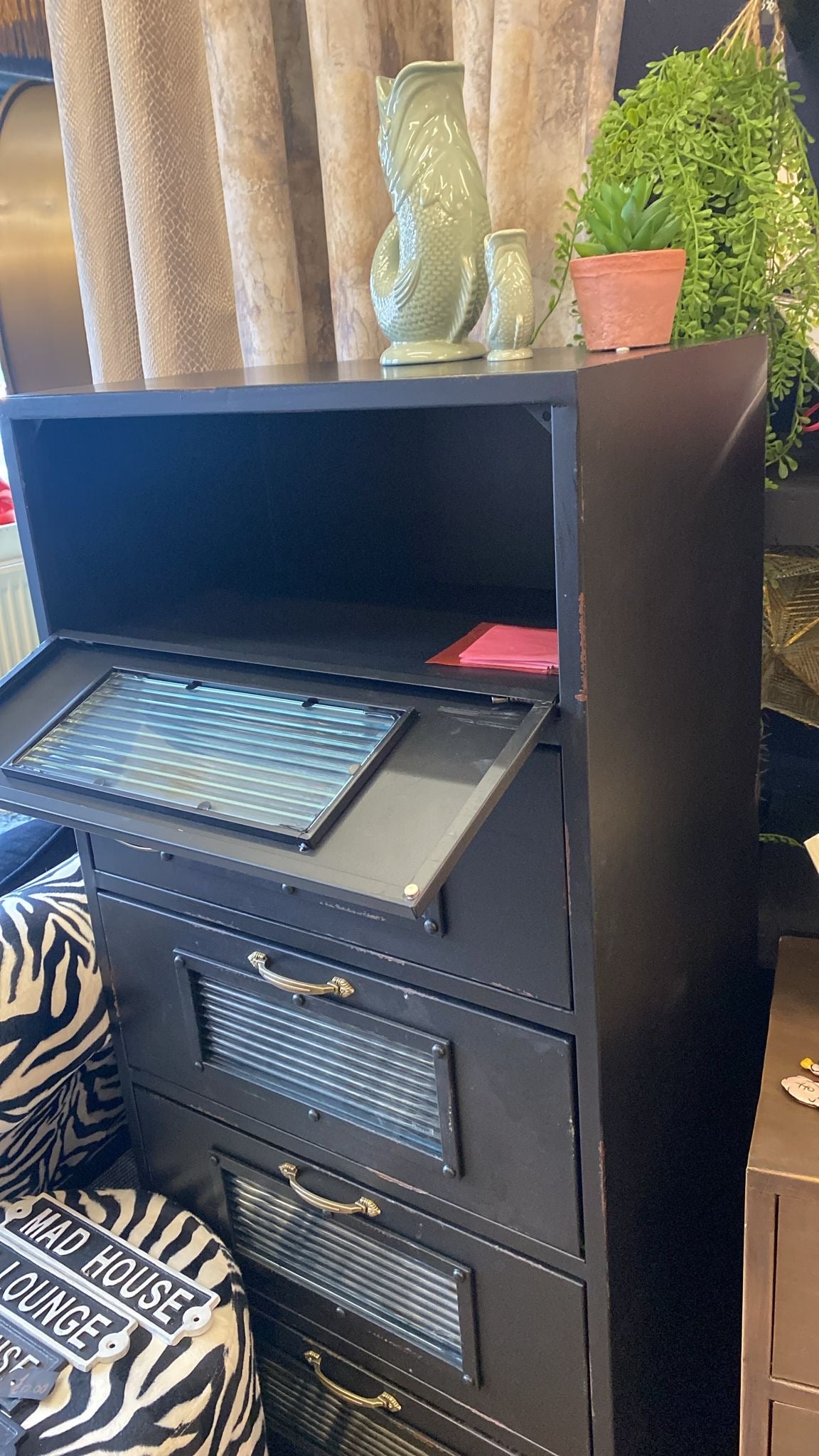 Black Industrial Cabinet
