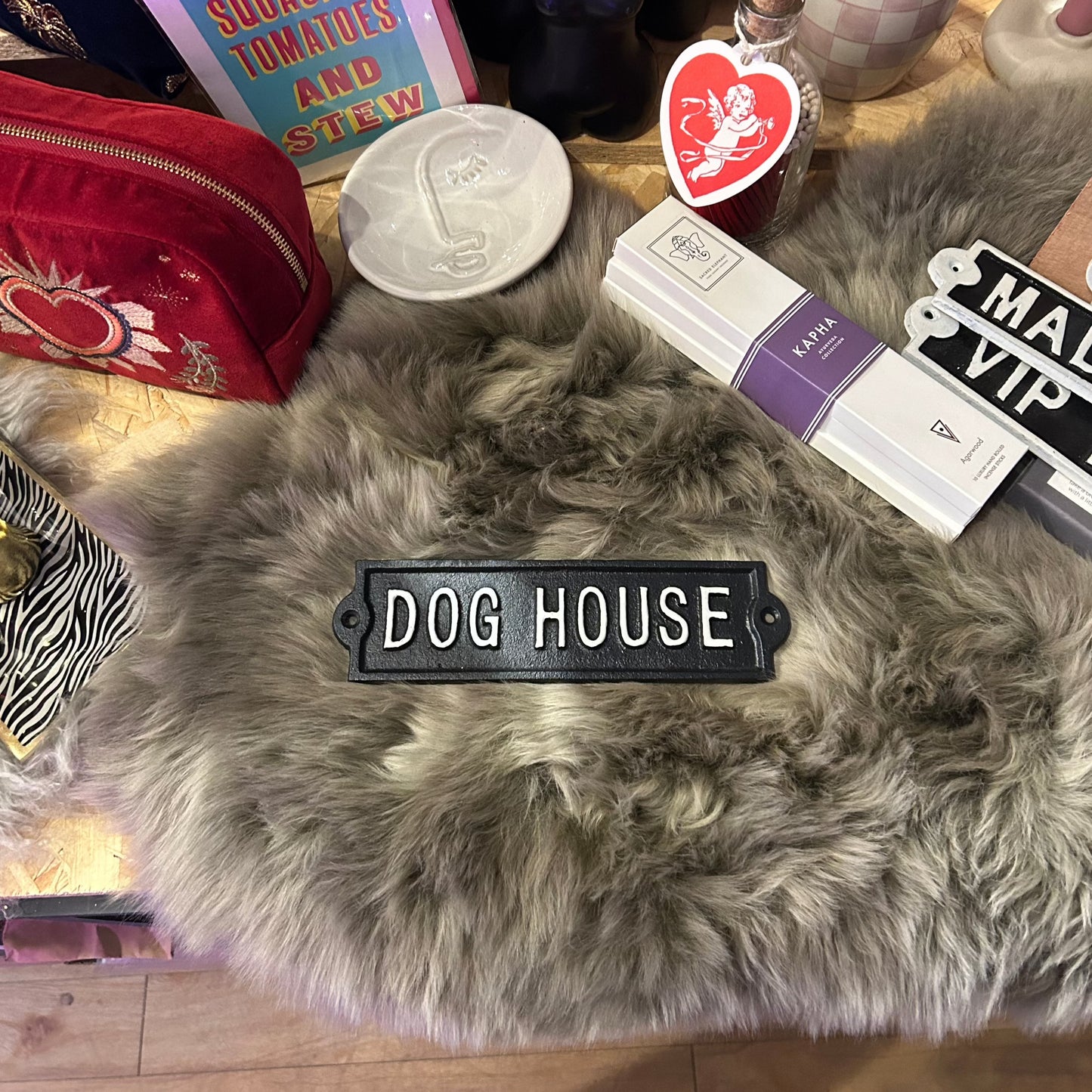 Dog House Iron Sign
