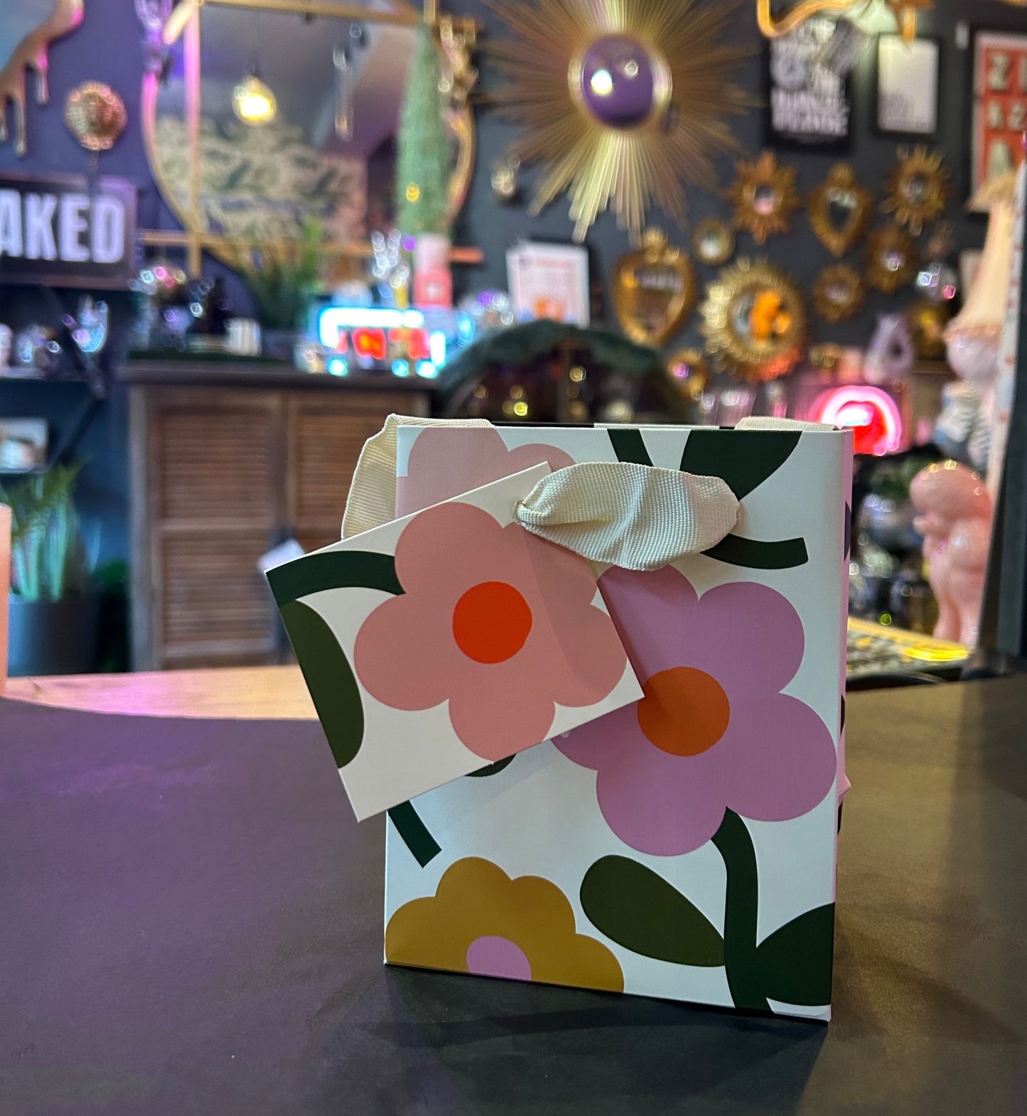 Mini Gift Bag - Flowers