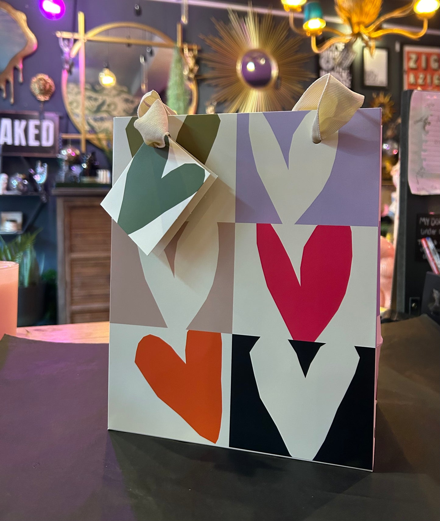 Multi Heart Gift Bag