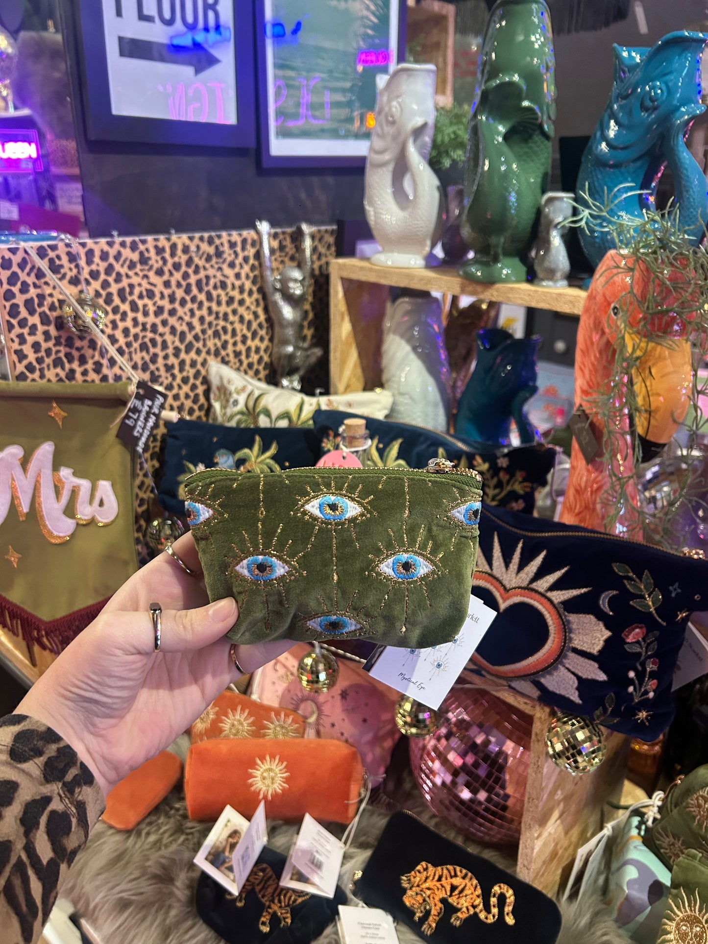 Elizabeth Scarlett Mystical Eye Coin Purse