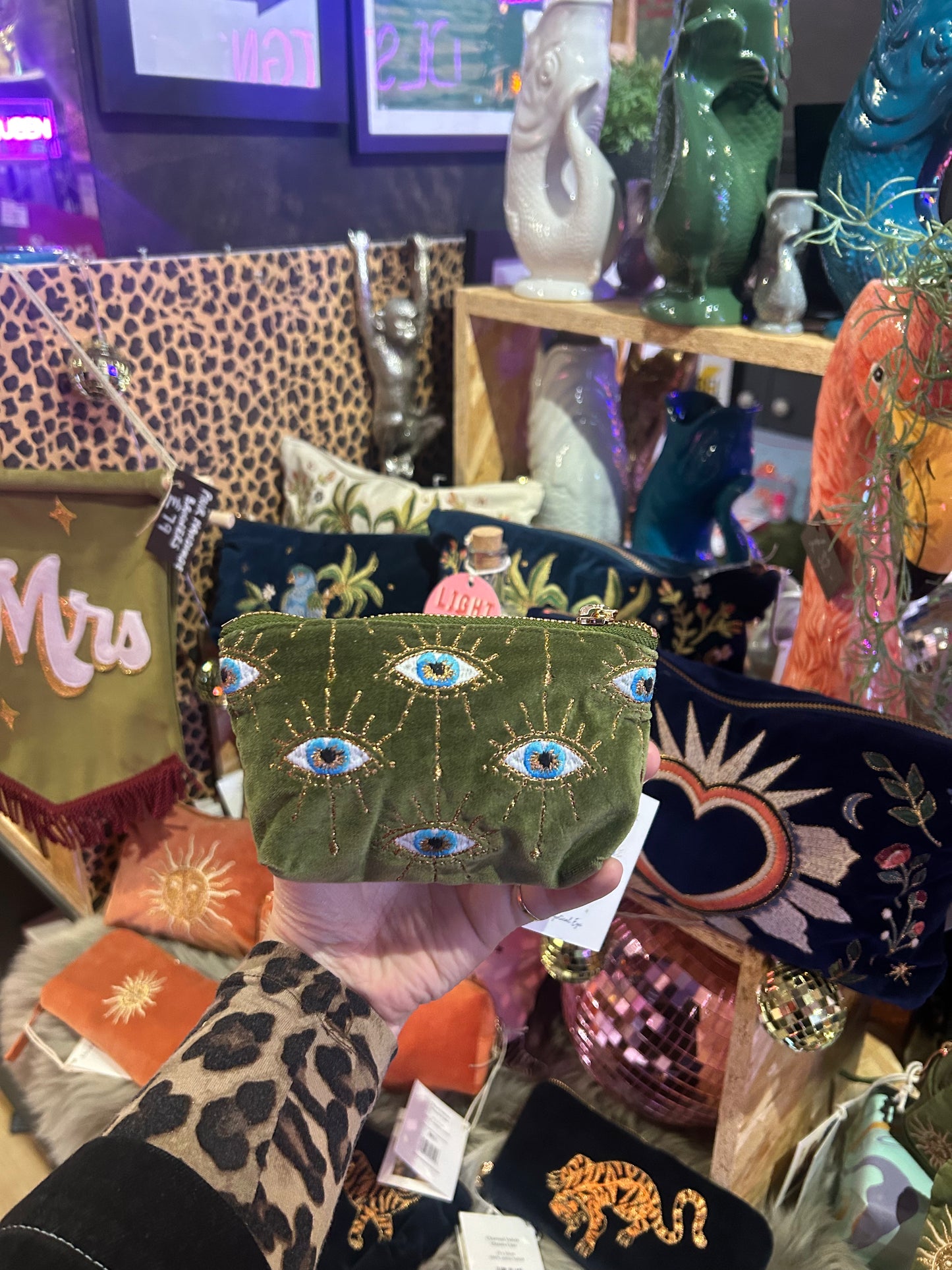 Elizabeth Scarlett Mystical Eye Coin Purse