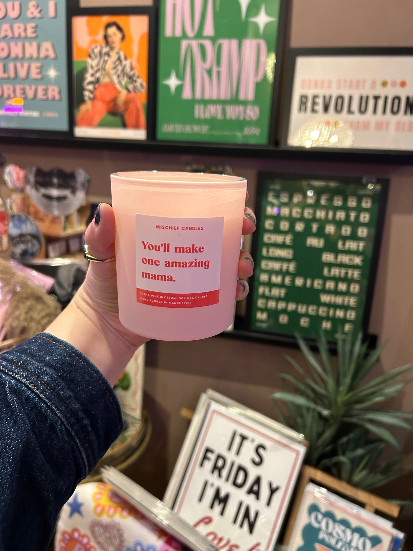 'You'll make one amazing mama' Candle