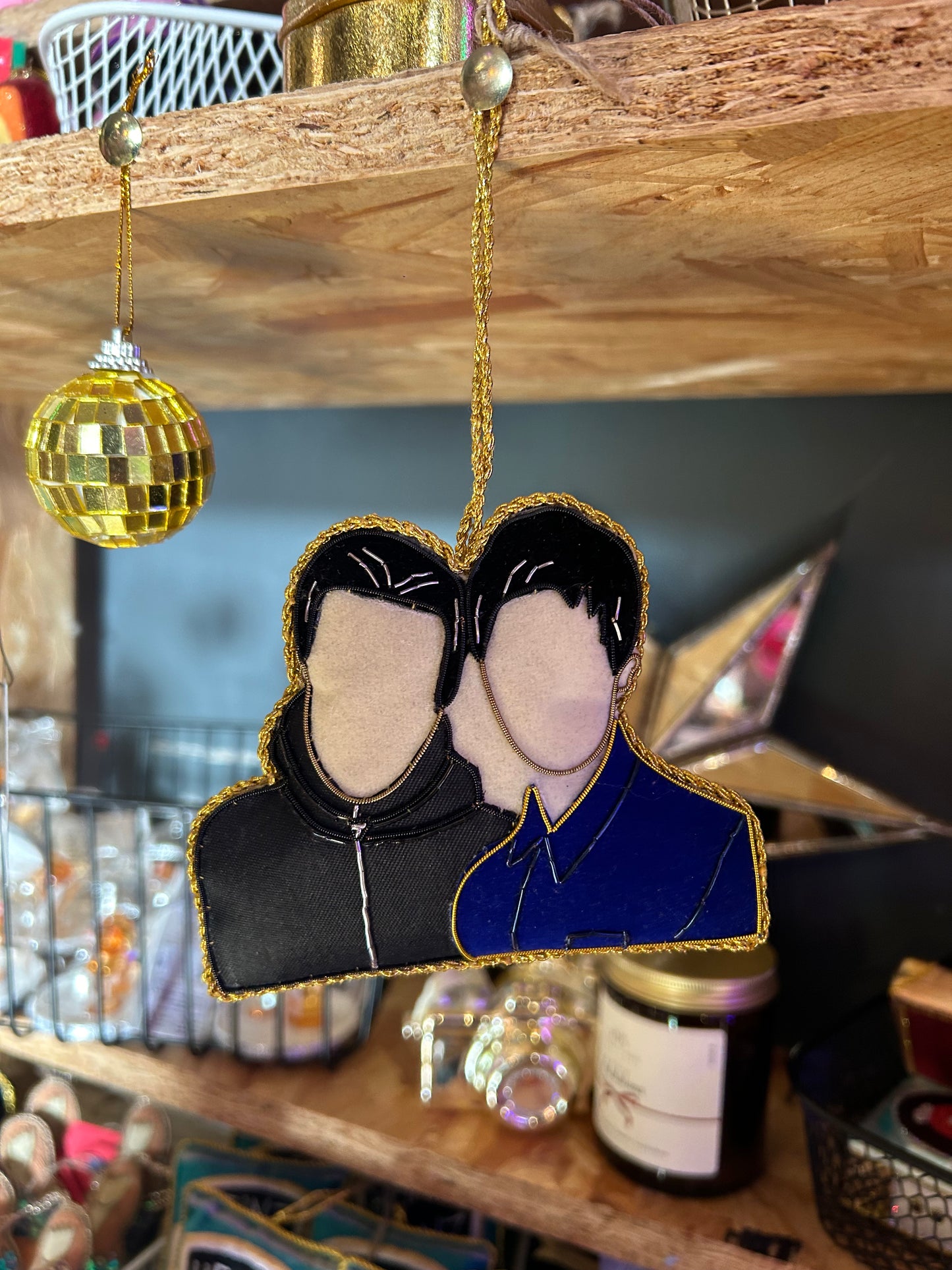 'Mad Fer It' Band Embroidered Decoration