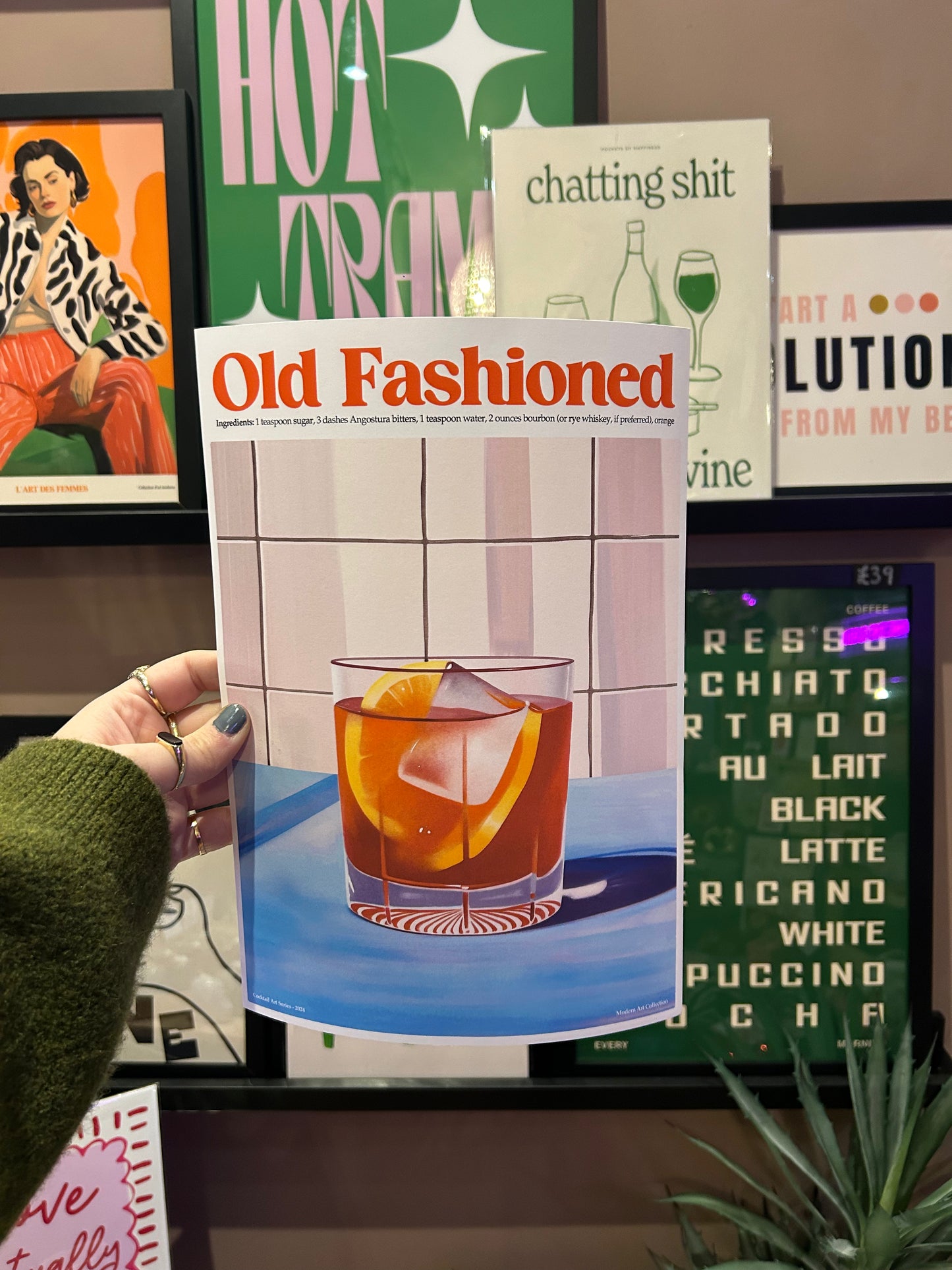 Old Fashioned A4 Print