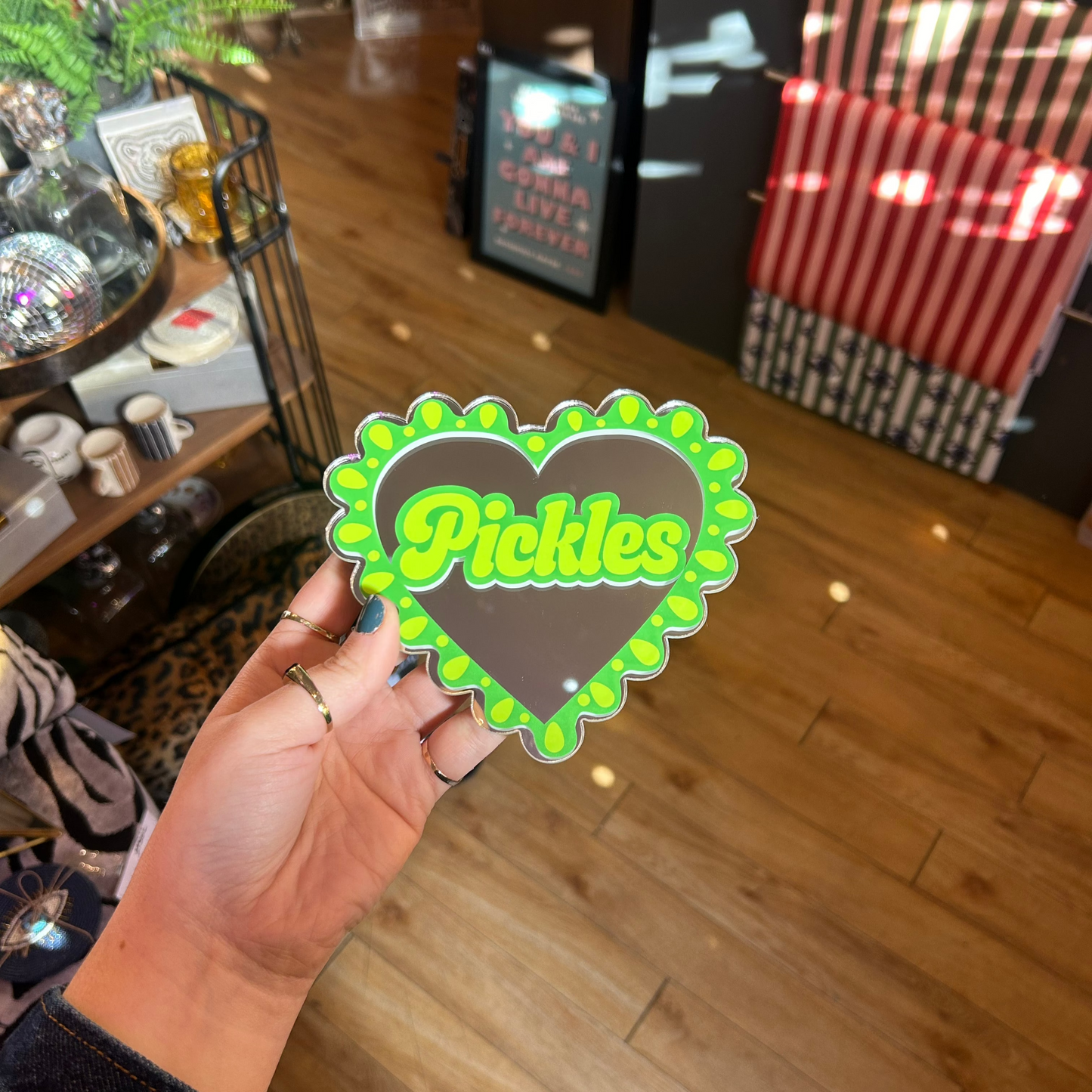Pickles Heart Mirror