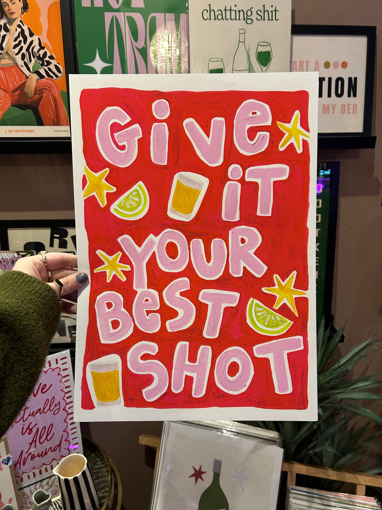 Give It Your Best Shot A3 Print