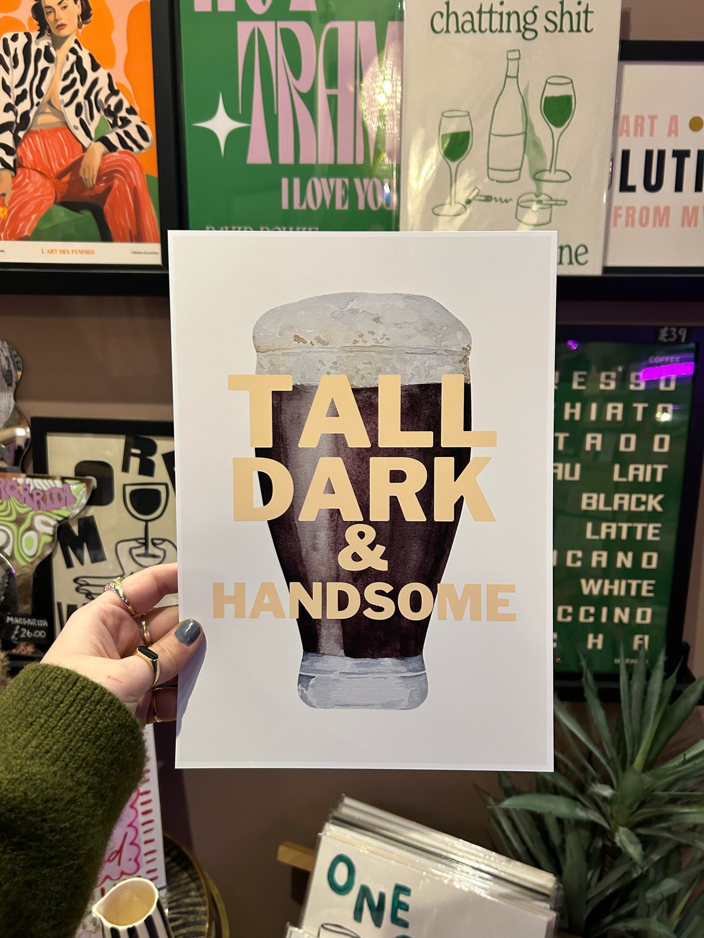 Tall Dark & Handsome Print