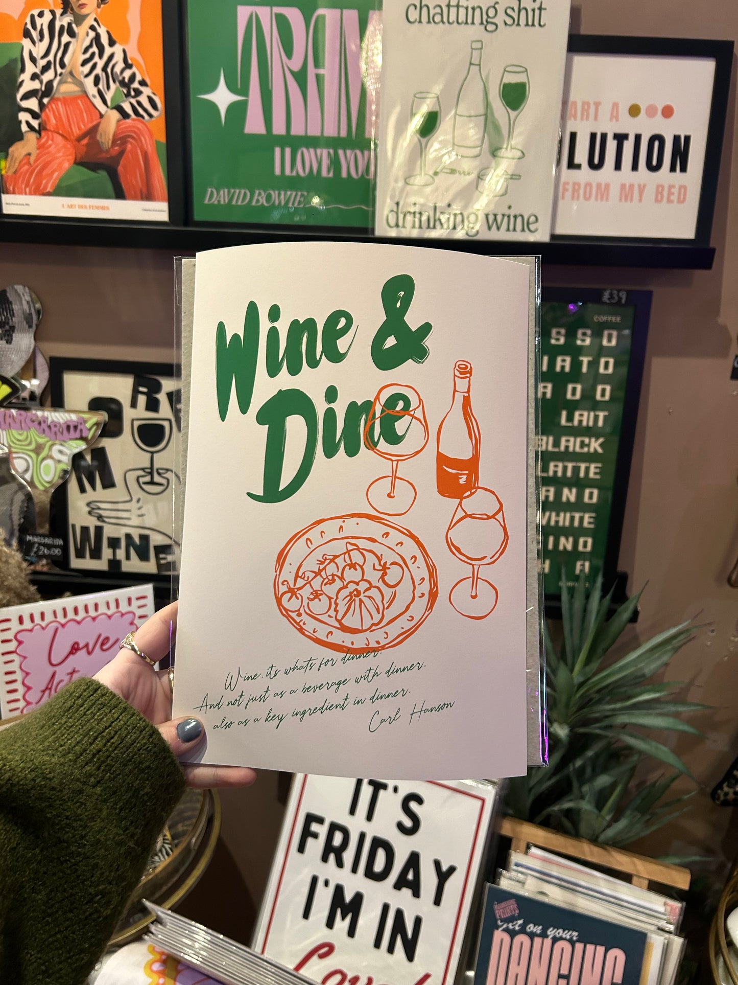 Wine And Dine Print
