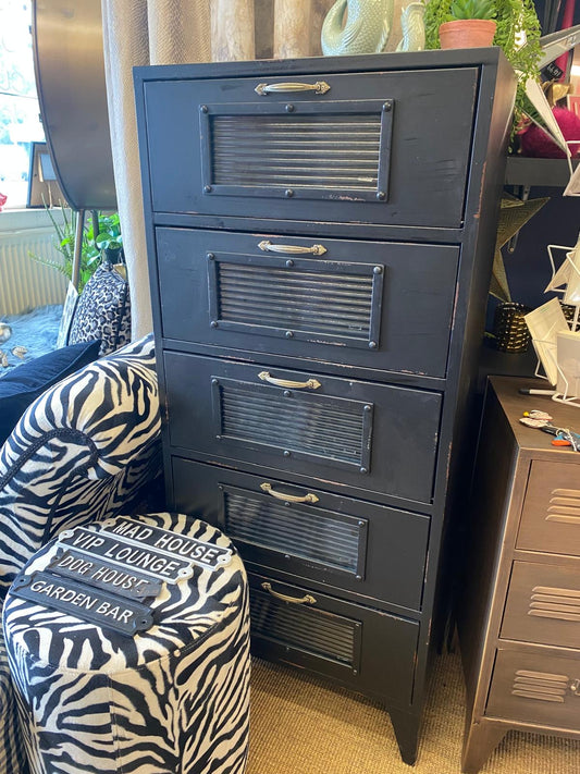 Black Industrial Cabinet