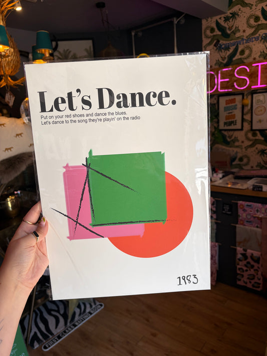 Let's Dance A3 Print