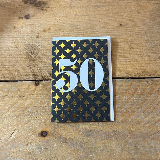 50th Birthday Card