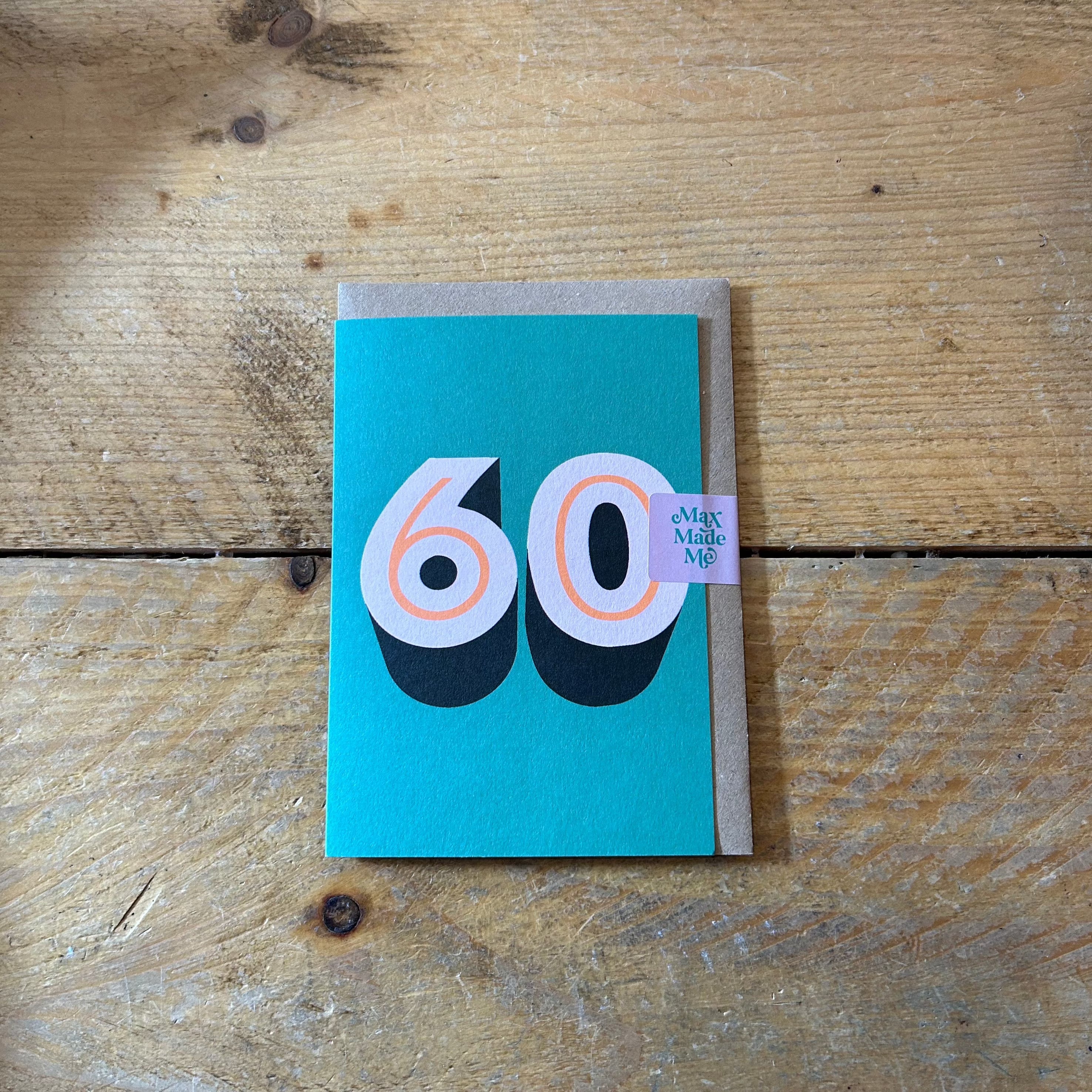 60th Birthday Card – Designs By Kim Johnson