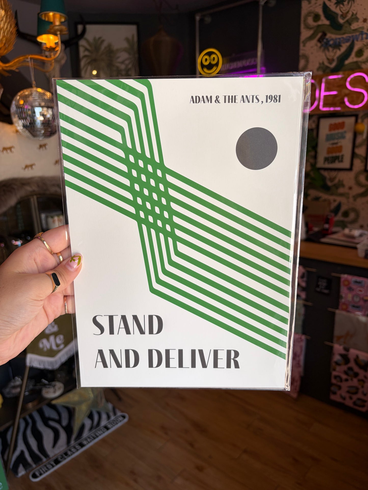Stand And Deliver A4 Print