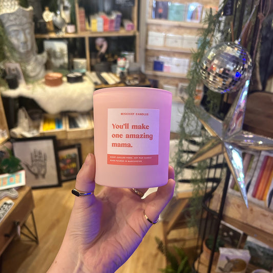 'You'll make one amazing mama' Candle