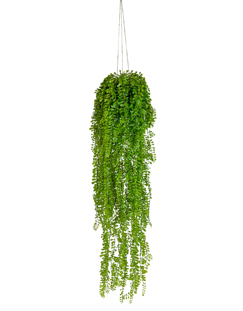 Green Faux Hanging Vine Plant