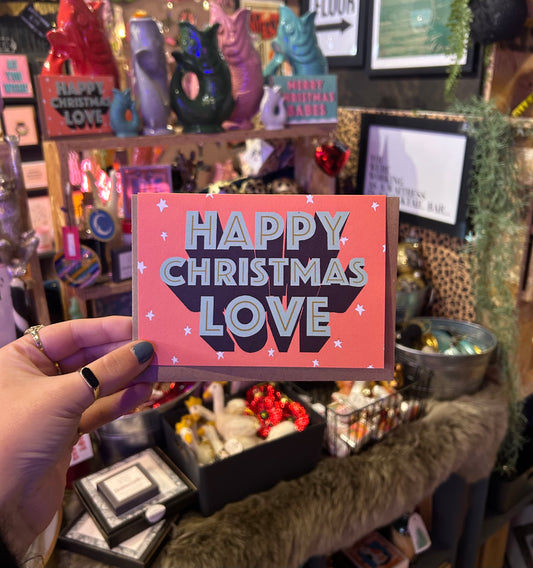 'Happy Christmas Love' Card