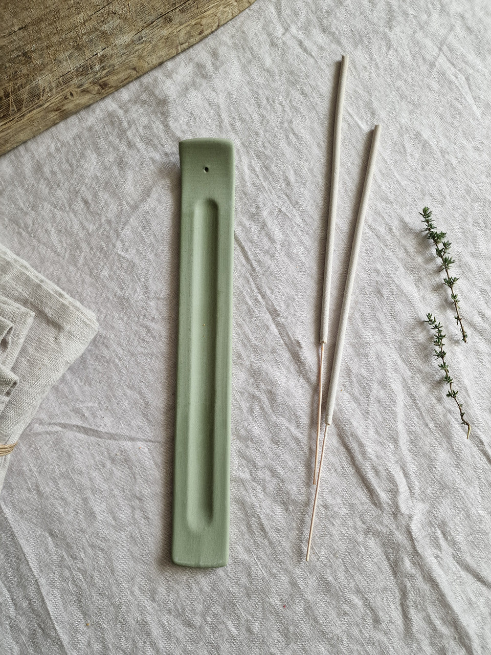 Ceramic Rectangle Incense Holder