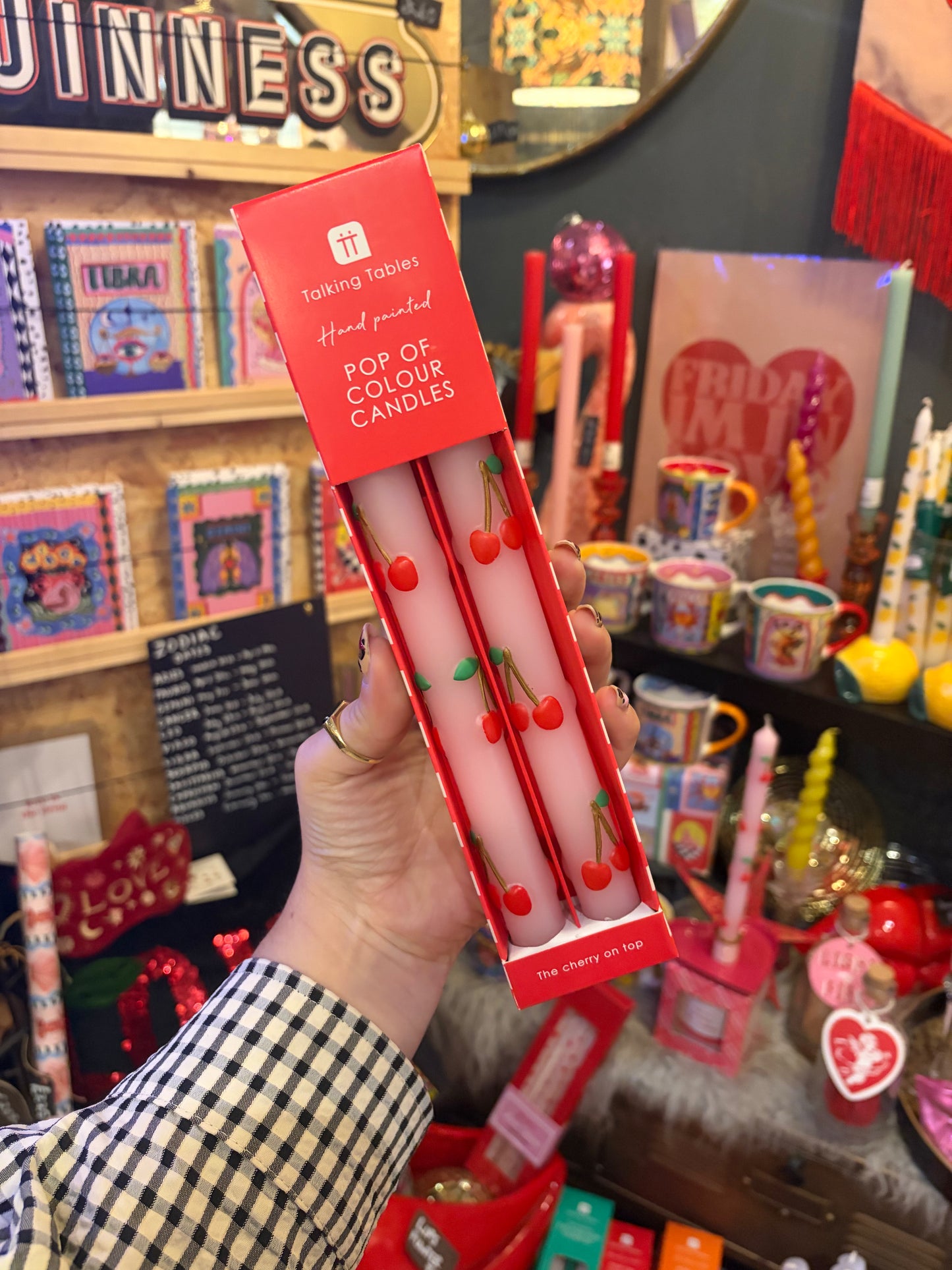 Cherry Dinner Candles