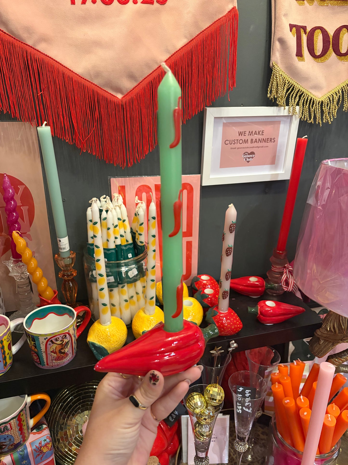 Chilli Candle Holder