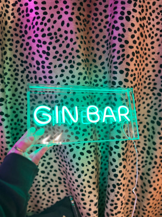 Gin Bar LED neon