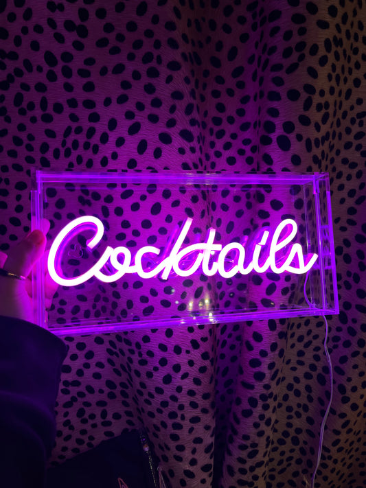 Cocktails LED neon
