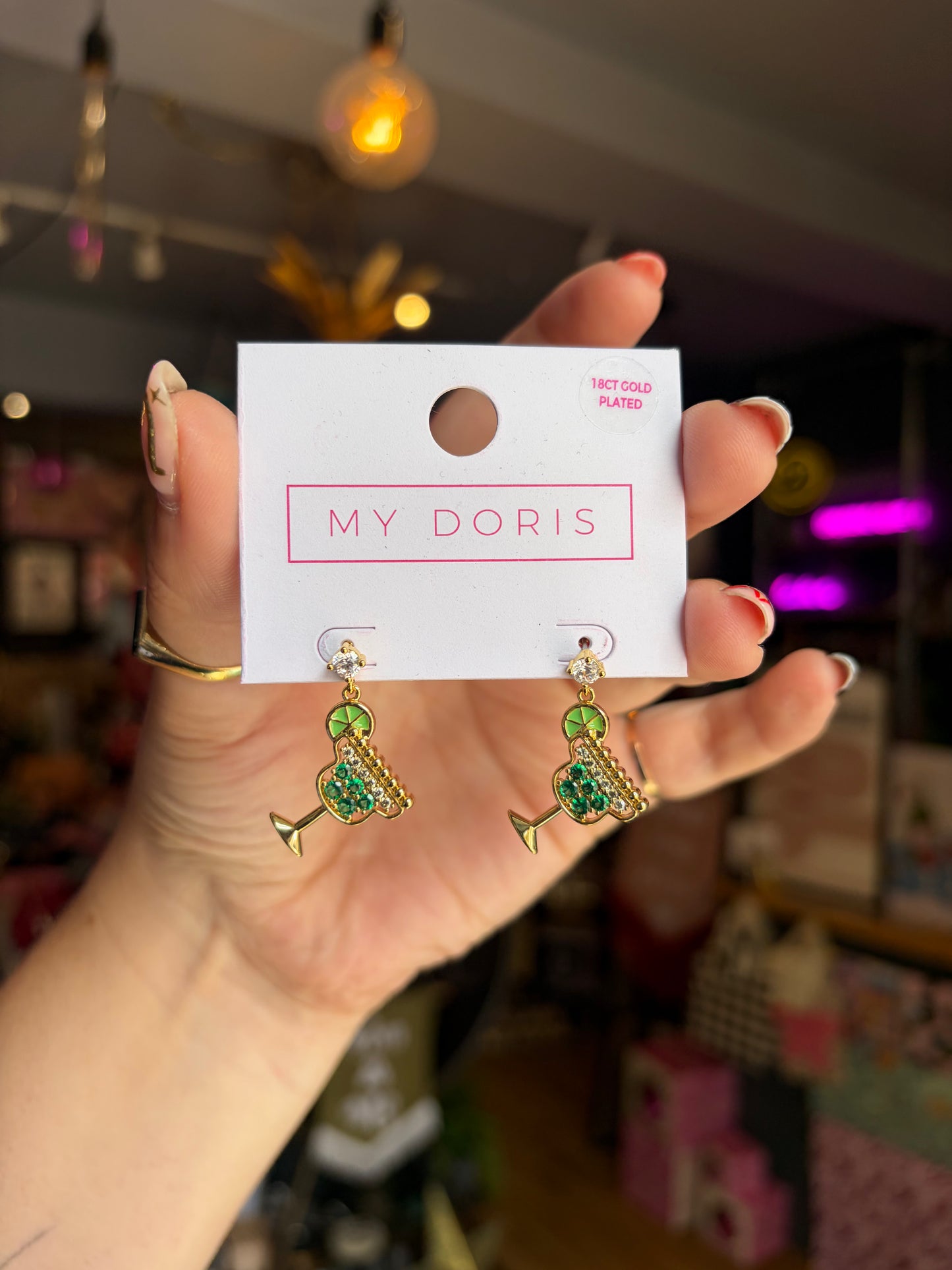 Mojito Charm Earrings