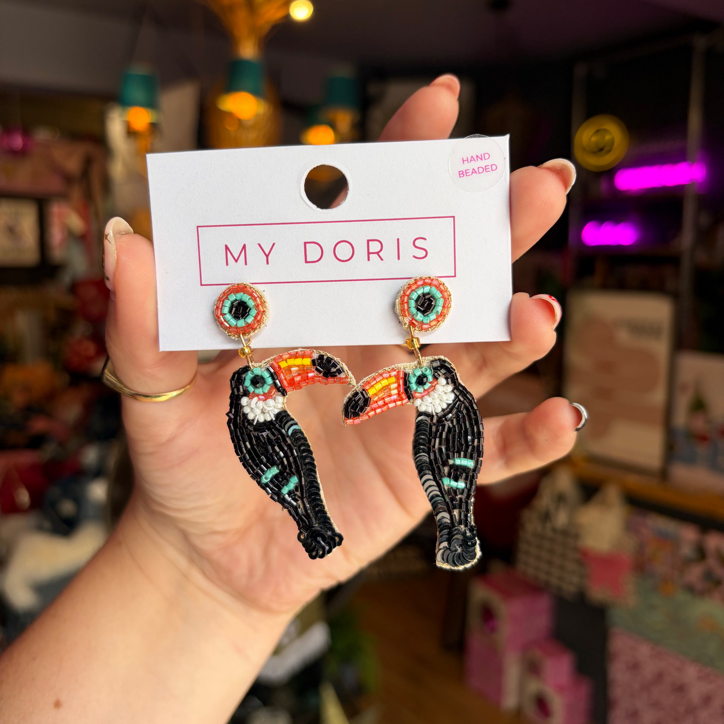 Toucan Earrings