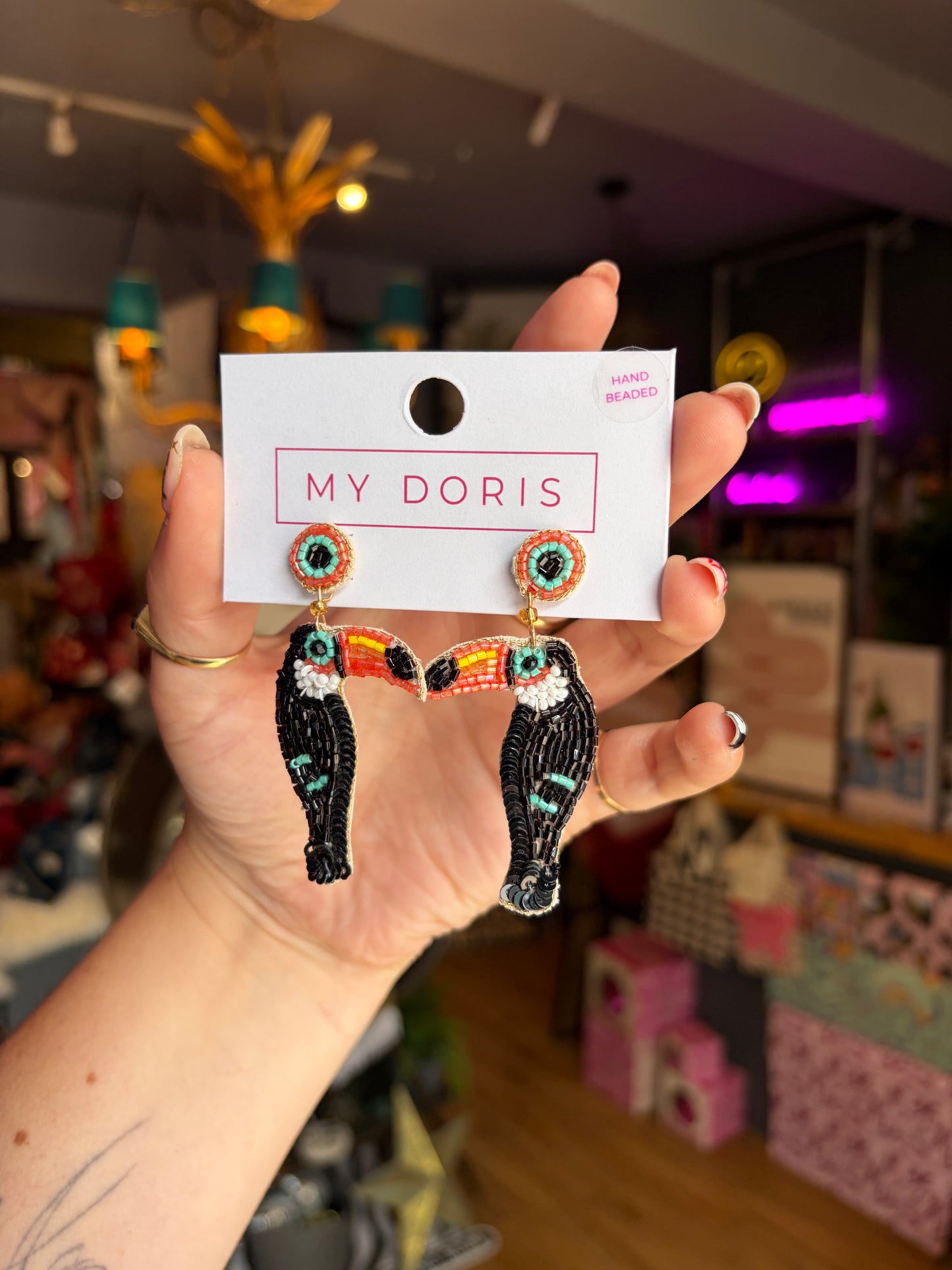 Toucan Earrings