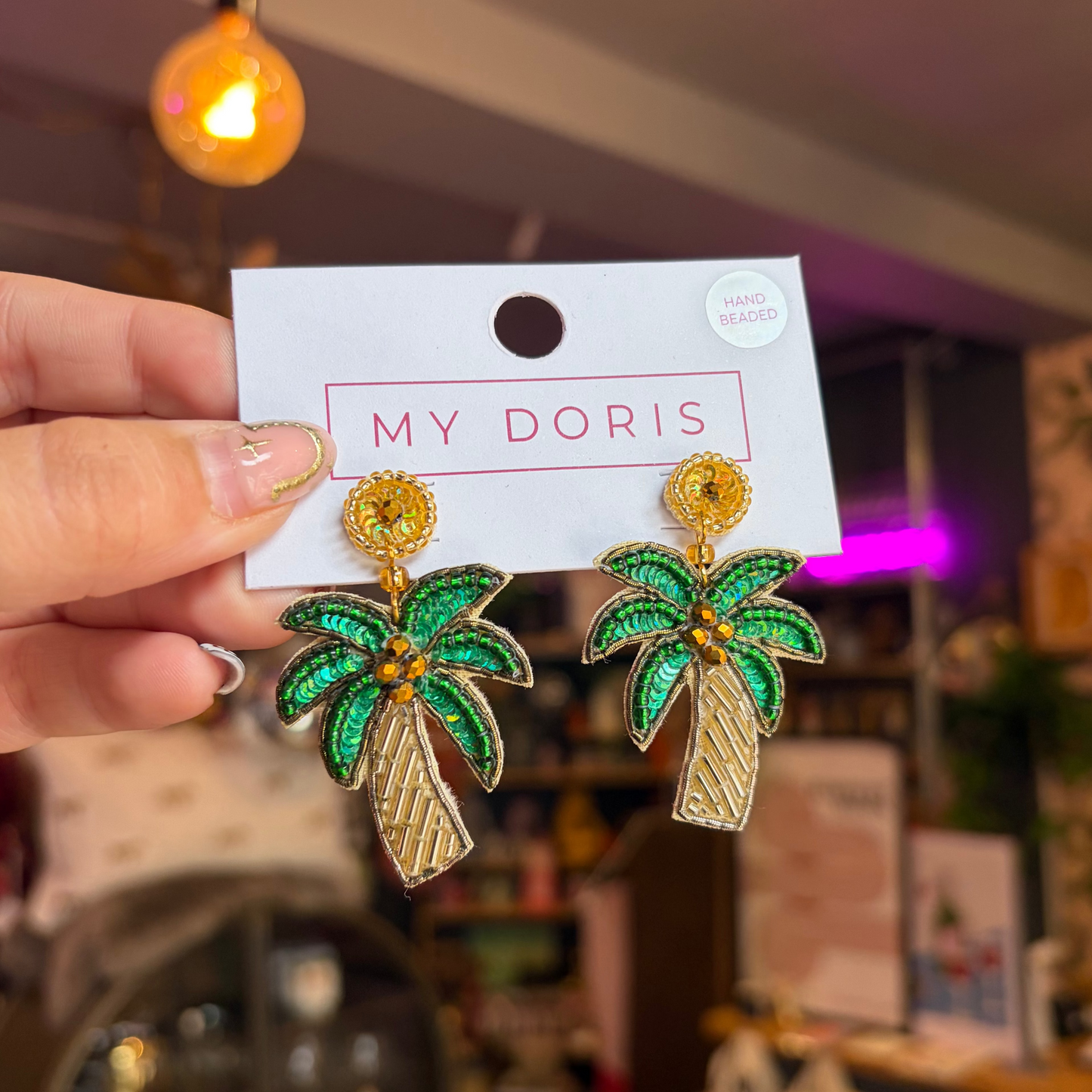 Palm Tree Earrings