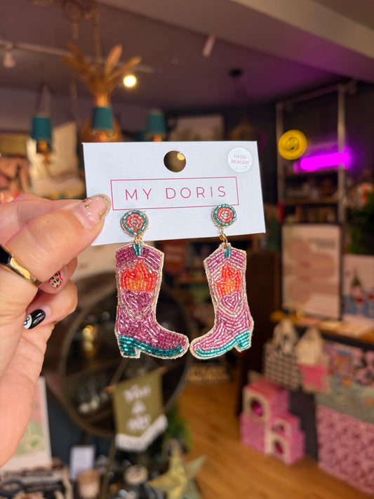 Cowboy Boot Earrings
