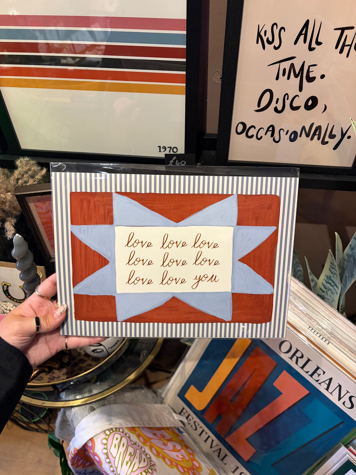 Love Love Love Love You A4 Print