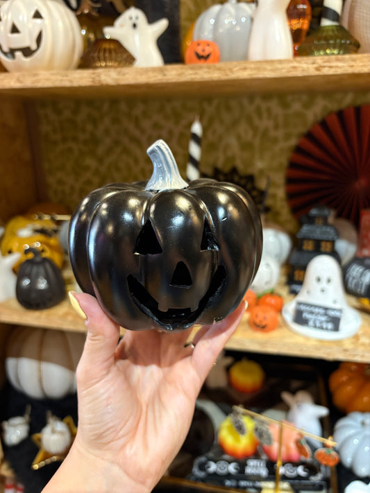 Black Pumpkin Incense Cone Holder