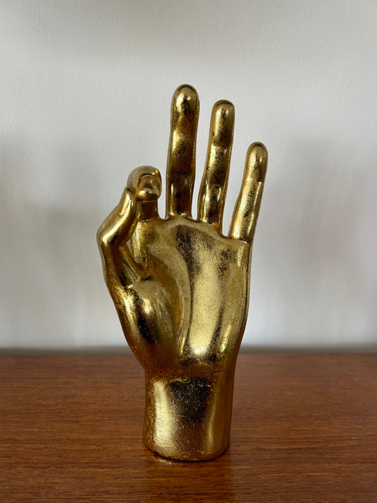 Gold OK Hand