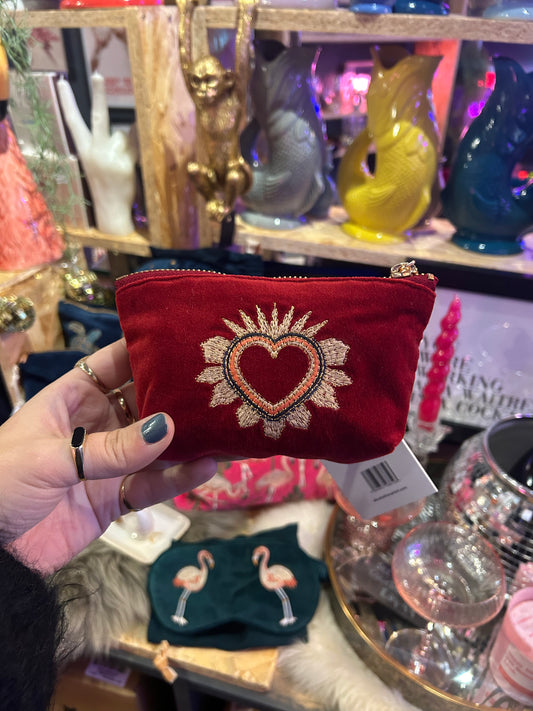 Elizabeth Scarlett Sacred Heart Coin Purse