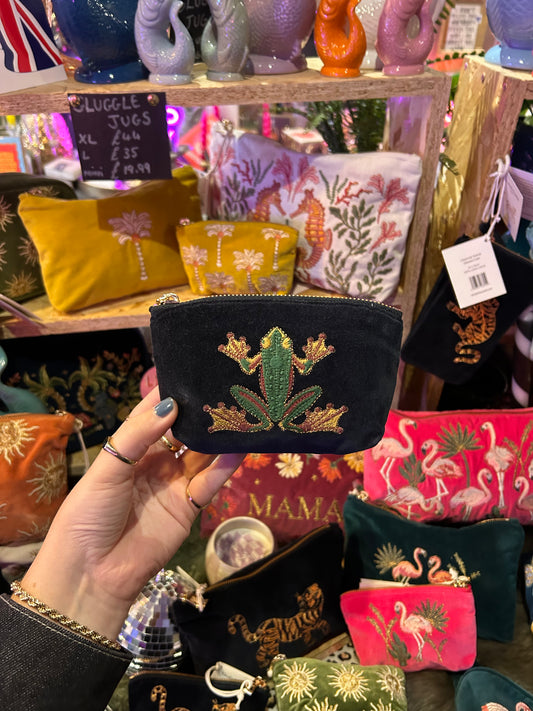 Elizabeth Scarlett Tree Frogs Coin Purse